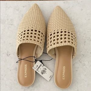 Express Woven Mules - Size 8